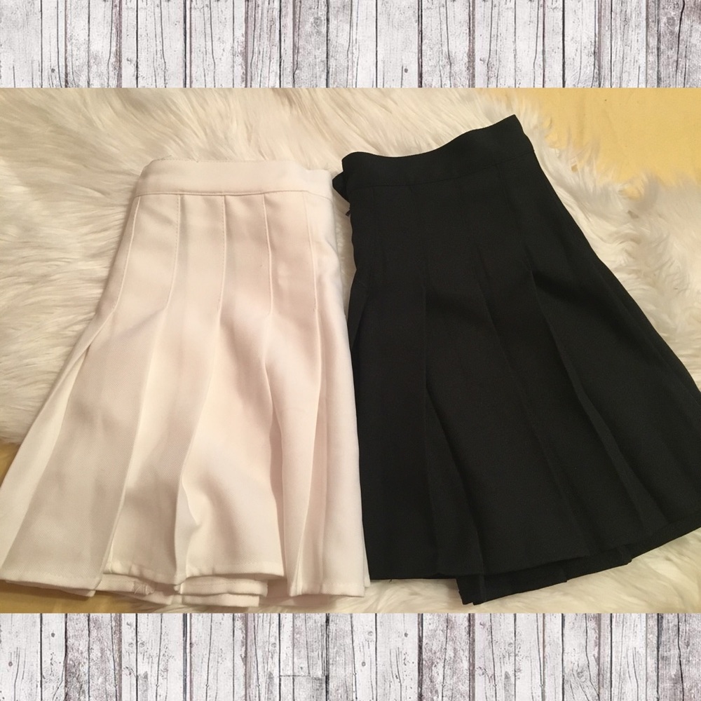 Set of Two Pleated Tennis Skirts